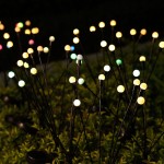 跨境亚马逊太阳能风动萤火虫灯庭院花园草坪灯插地灯太阳能装饰灯