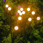太阳能灯户外网红萤火虫灯庭院别墅花园装饰氛围灯公园地插草坪灯