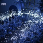 太阳能蒲公英烟花灯户外庭院造景观氛围灯家用花园小院装饰草坪灯