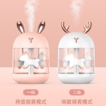 跨境USB萌宠迷你夜灯加湿器大雾量家用卧室办公室梦幻木马加湿器