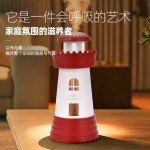 新款时光灯塔加湿器创意迷你usb家用桌面车载空气雾化器礼品logo