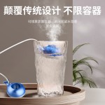 跨境迷你家用小鲸鱼加湿器卧室补水喷雾雾化器小型静音保湿加湿器