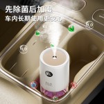 春日润燥双喷USB充电静音香薰加湿器桌面小型七彩氛围灯车载家用
