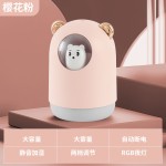 新款萌宠熊usb迷你加湿器家用卧室静音小型桌面空气喷雾创意跨境