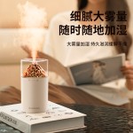 火山加湿器家用轻音卧室七彩氛围灯香薰机小型桌面火焰迷你雾化器