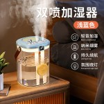 跨境新款加湿器家用轻音卧室三喷大雾量便携式办公室小型2026喷雾