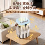 跨境新款加湿器家用轻音卧室三喷大雾量便携式办公室小型2026喷雾