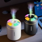 跨境usb迷你极光加湿器小型大雾量车载办公桌面家用七彩夜灯香薰
