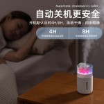新款创意永生花加湿器 大雾量usb夜灯家用迷你空气车载加湿器跨境