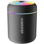 火星炮灰加湿器USB迷你车载小型静音大雾量七彩氛围灯家用空调房