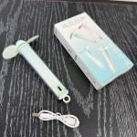 跨境竹蜻蜓式手持迷你风扇3档轻巧随身便携usb充电夏季户外小风扇
