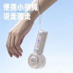 卡通便携式手持风扇USB充电款户外挂绳风扇高颜值萌趣涡轮风扇