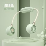 夏季电器懒人挂脖风扇USB充电便携迷你电风扇随身户外涡轮小风扇