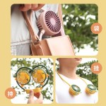 懒人挂脖风扇 usb充电便携式小风扇挂脖子户外折叠挂脖子风扇
