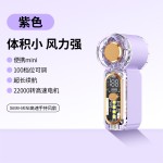 跨境新款X699迷你手持小风扇 usb充电口袋风扇便携高速小风炮礼品