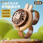 复古迷你桌面风扇usb充电宿舍书桌台扇户外便携式手持小风扇跨境