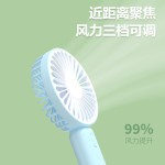 2025新款手持小风扇迷你电风扇大风力桌面便携跨境