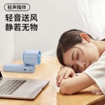 爆款迷你小风扇手持风扇5档显示屏长续航夏季降温神器端午小礼物