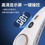 爆款新款无叶数显挂脖小风扇  学生户外运动便携式电风扇超强续航