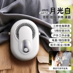 挂夹式风扇挂腰懒人usb充电手持风扇户外便携式随身迷你桌面办公