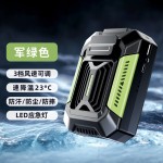 爆款降温神器冰敷感挂脖户外工地便携随身露营手持夹腰挂腰小风扇