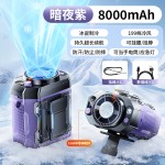 爆款降温神器冰敷感挂脖户外工地便携随身露营手持夹腰挂腰小风扇