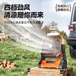 户外露营风扇usb便携式夜野钓可挂帐篷照明灯长续航应急充电风扇