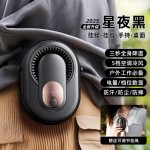 挂腰风扇迷你挂脖手持数显usb充电便携式户外办公桌面小巧夹子扇