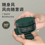 挂夹式usb小风扇挂脖随身夹腰便携超静音大风力学生宿舍轻奢便携