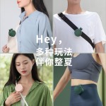 挂夹式usb小风扇挂脖随身夹腰便携超静音大风力学生宿舍轻奢便携