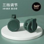 挂夹式usb小风扇挂脖随身夹腰便携超静音大风力学生宿舍轻奢便携