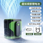 挂夹式风扇挂腰无叶懒人usb充电户外便携式随身迷你桌面手持风扇