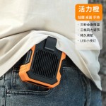 挂夹式风扇挂腰无叶懒人usb充电户外便携式随身迷你桌面手持风扇