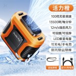 厂家批发便携长续航挂腰风扇高温作业随身夹腰百档降温小型小风扇