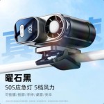 跨境爆款便携卡扣小风扇迷你挂腰手持随身无叶夹扇厂家直供