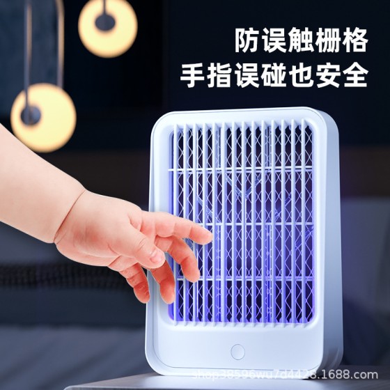 新款电击灭蚊灯室内户外USB充电驱蚊器灭蚊器充电捕蚊灯厂家跨境