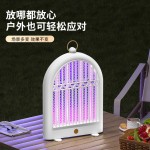 跨境新款电击灭蚊灯光触媒家用驱蚊器户外usb充电灭蝇灯驱蚊灯
