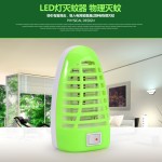 LED光触媒纯物理灭蚊灯迷你家用室内自动驱捕蚊器独立开关驱蚊器