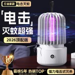 跨境便携驱蚊器捕蝇灯家用露营电击式小型灭蚊灯usb充电式灭蚊器