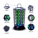 跨境新款电击式灭蚊灯室内家用led静音灭蚊灯户外USB灭蚊器批发
