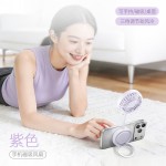 磁吸小风扇手持桌面强磁吸附三档静音风力软管随身带夏日降温神器