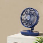 新款桌面小风扇轻音办公室家用便携式usb充插超长续航台式大风力