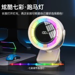 新款跨境夹子风扇迷你USB充电夹子循环扇便捷式桌面风扇