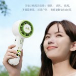 卡通熊猫手持涡轮小风扇儿童迷你便携式学生户外USB充电风扇礼物