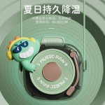 卡通萌宠挂脖风扇儿童迷你USB充电手持懒人便携式无叶小风扇礼物