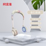 挂脖风扇户外运动便携式usb充电静音懒人风扇一件代发
