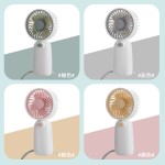 夏季静音电池款手持学生宿舍办公桌面迷你小风扇户外便携L-617