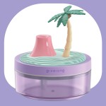 花朵空气加湿器小型喷雾补水家用卧室桌面便携车载USB香薰机跨境