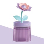 花朵空气加湿器小型喷雾补水家用卧室桌面便携车载USB香薰机跨境
