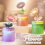 花朵空气加湿器小型喷雾补水家用卧室桌面便携车载USB香薰机跨境